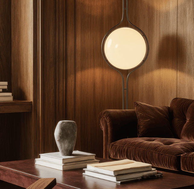 Vloerlamp Bol Plafond Tot Vloer Modern Metaal Acryl 280cm | Sansoti