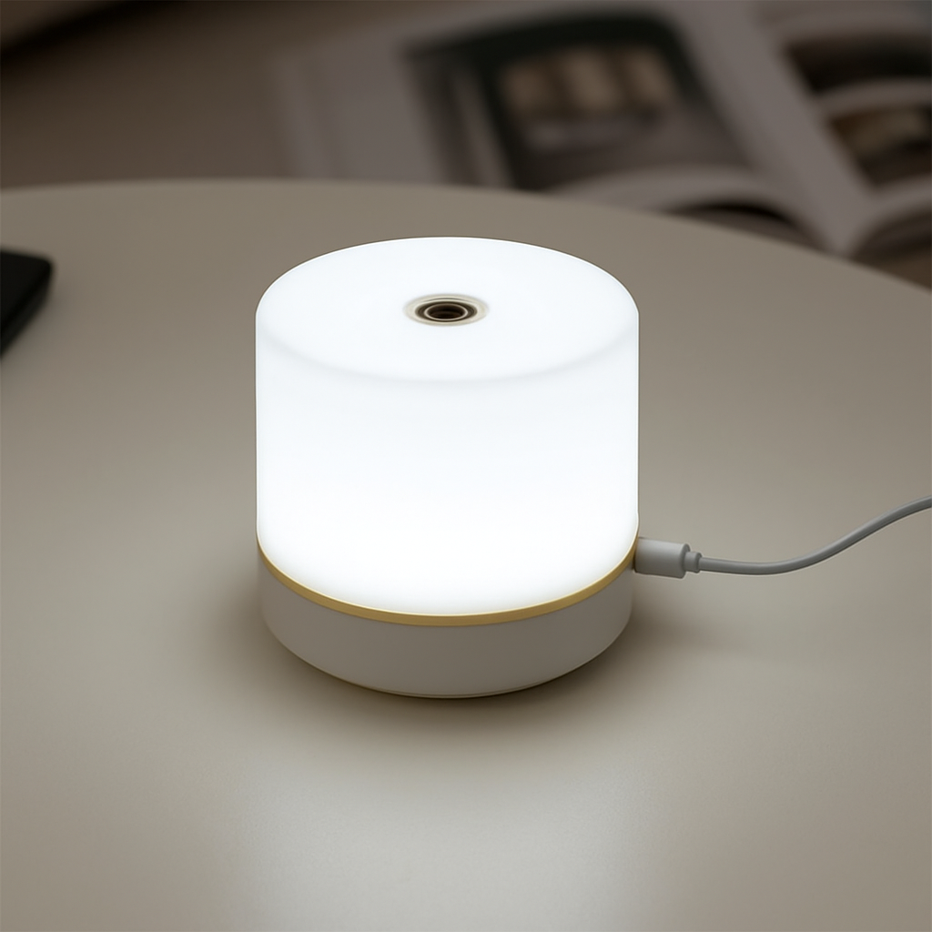 USB Touch-Control Bedside Lamp with 3 Brightness Levels – Portable LED Reading Light for Desk, Nightstand & Dorm Room | Thomler