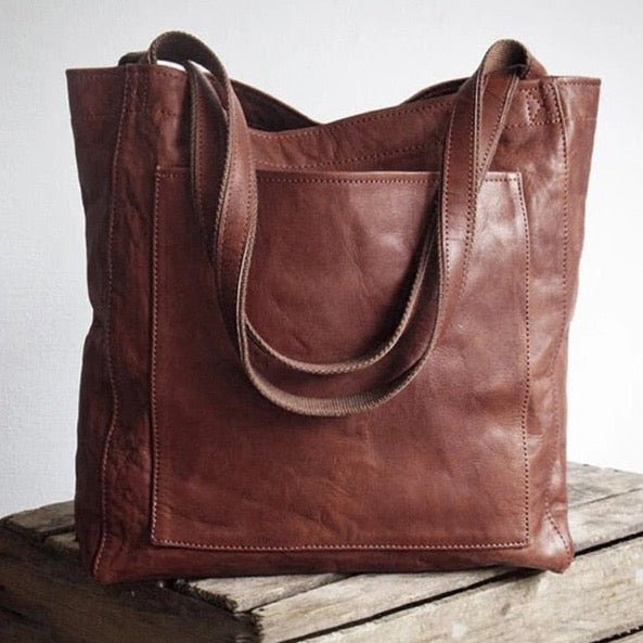 Handcrafted Leather Shoulder Bag for Women – Timeless Classic Tote with Adjustable Strap – Everyday Carry Purse for Work & Travel | Thomler
