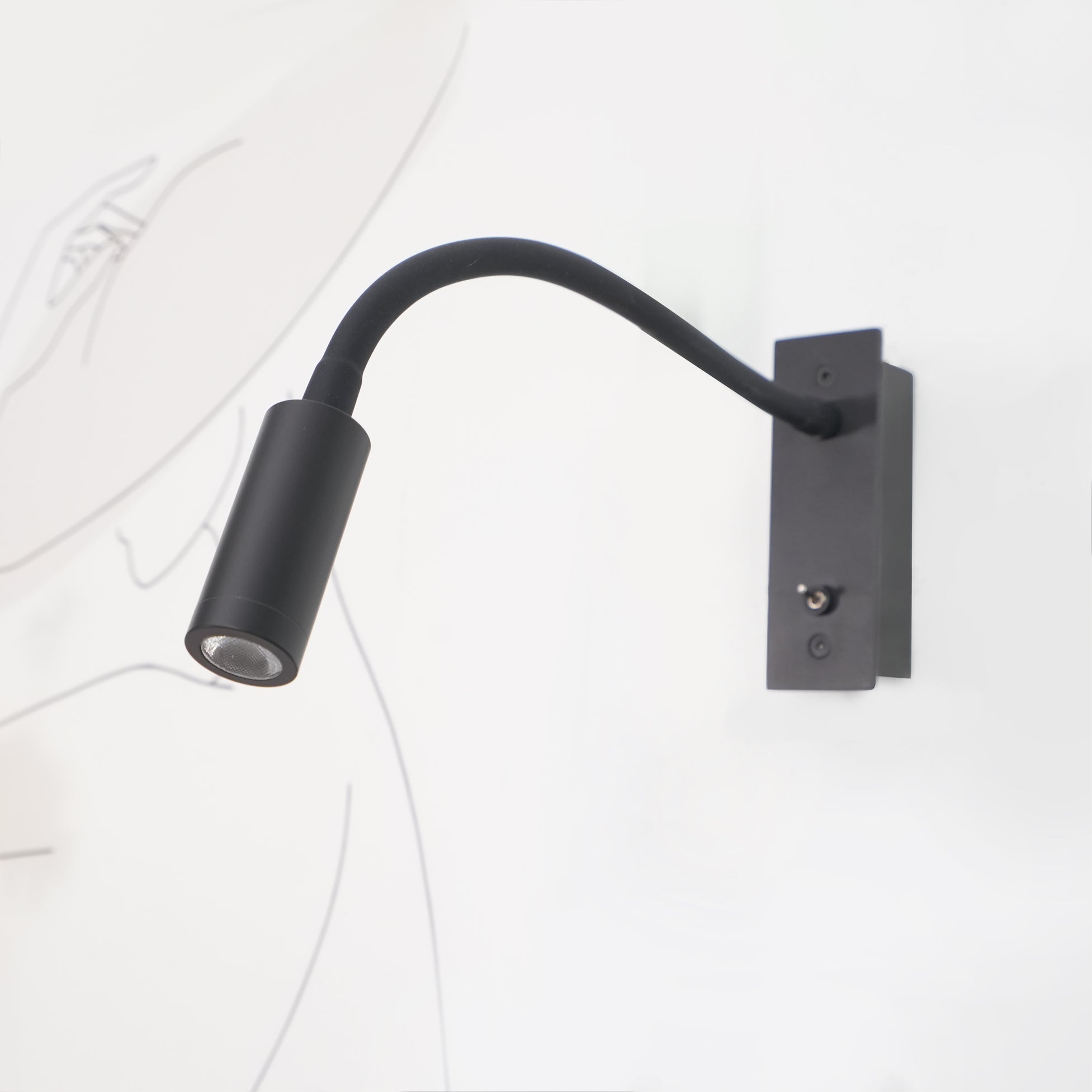 Wall Lamp Aluminum 13.8 in Adjustable LED Indoor Reading Light Black Brushed Bronze Sand Nickel | Thomler