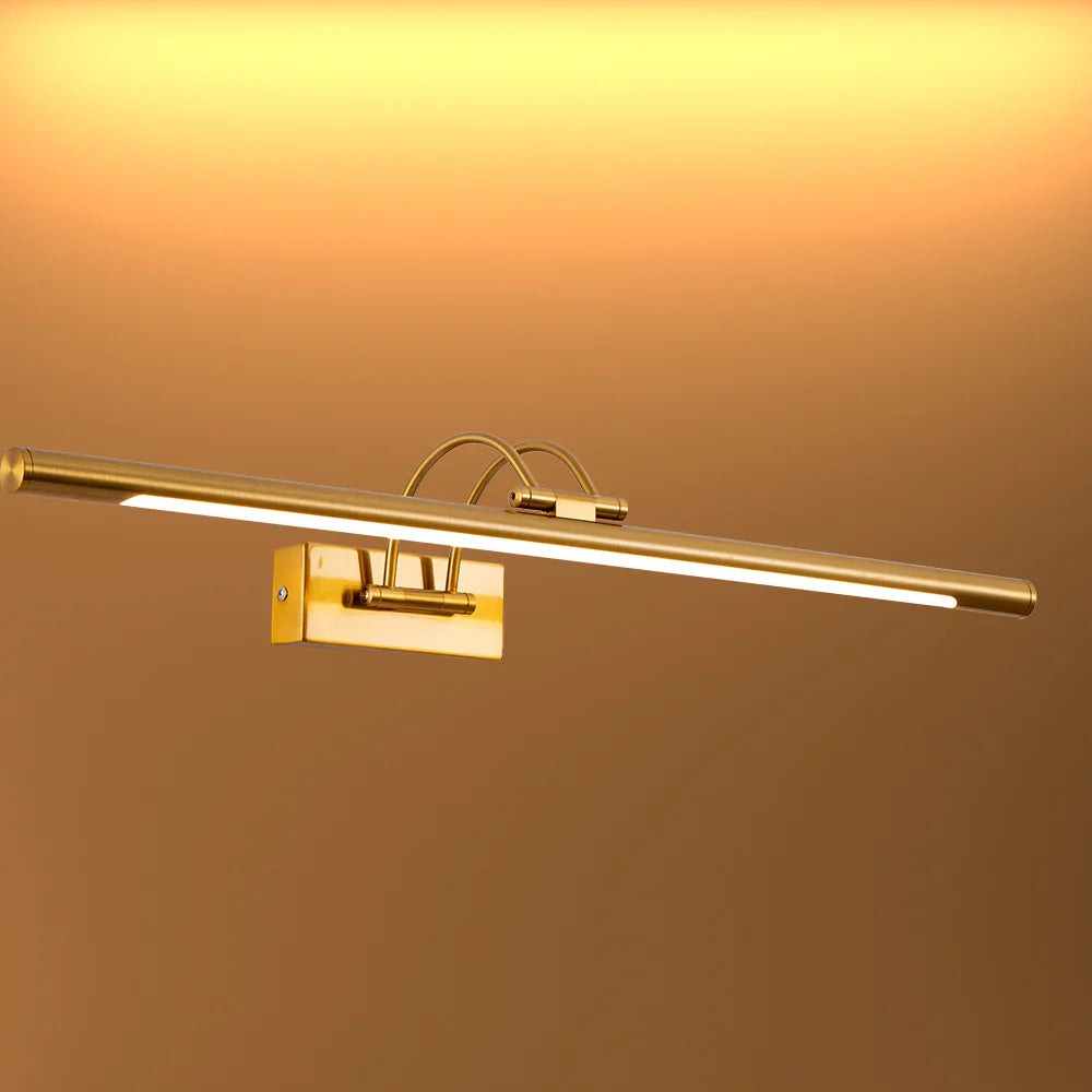 Wall Lamp Aluminium LED 64.0 cm Gold Mirror Bathroom Picture Lighting Artwork Vanity Light | Thomler
