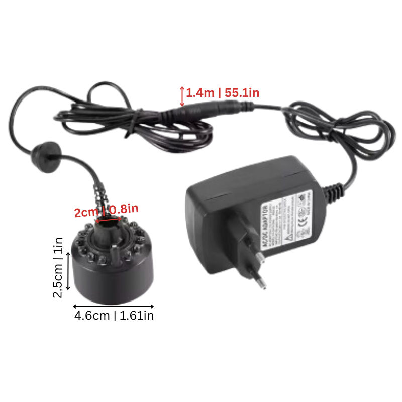 Ultrasonic Fog Machine with Color LED Lights – 8-Hour Runtime for Halloween & Parties | Thomler