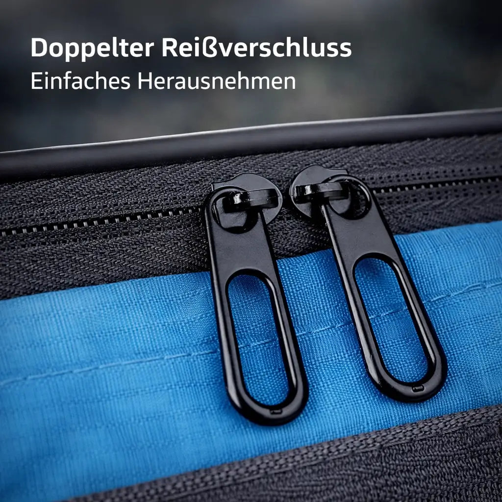 Handlebar Bag for Bike with Clear Phone Window – Water-Resistant Cycling Pouch for Navigation, Keys, Wallet | Thomler