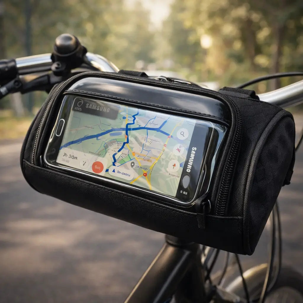 Handlebar Phone Pouch with Touch Window for Bikes & Cycles | Thomler