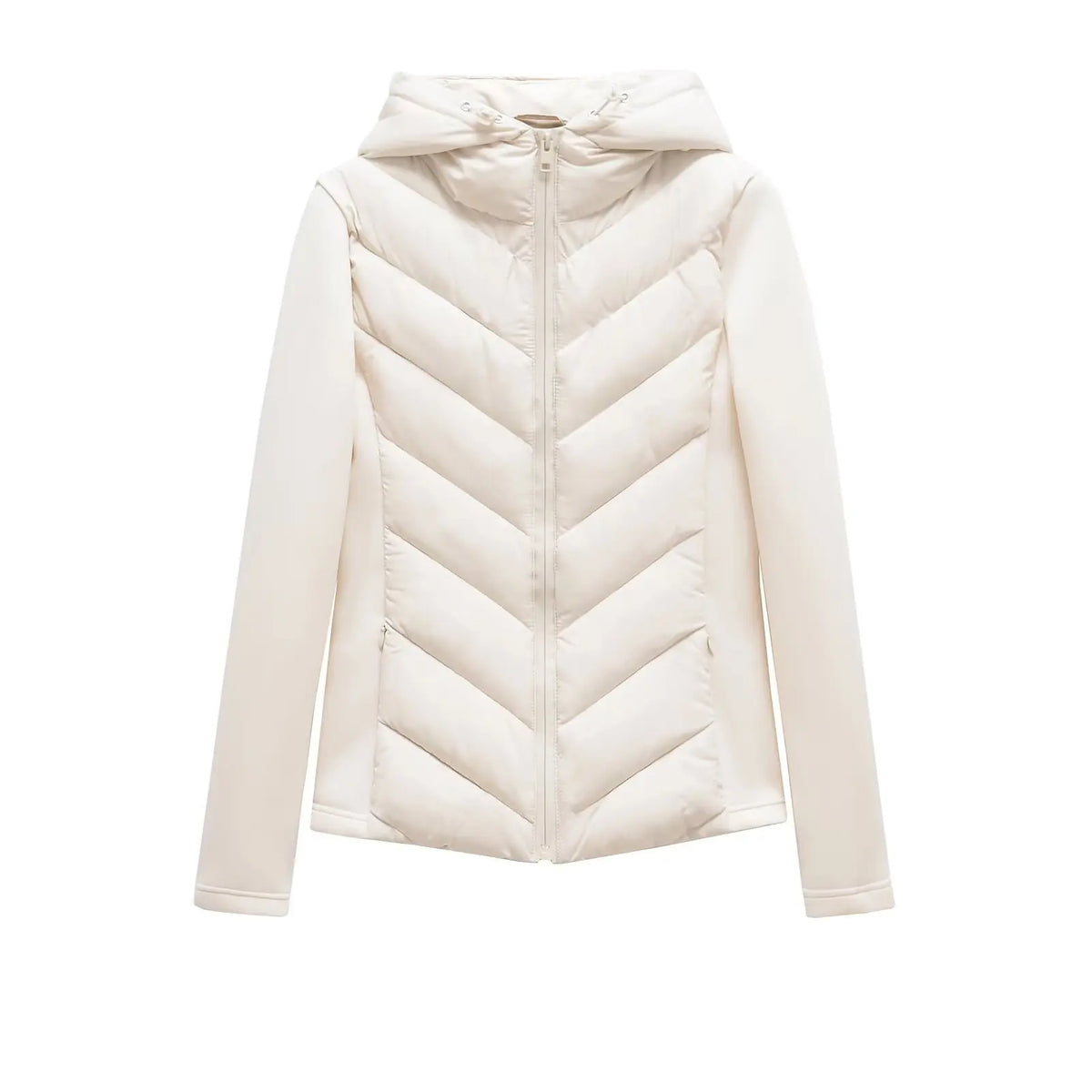 Women's Hooded Quilted Puffer Coat with Concealed Pockets – Slim Fit Outerwear for Cold Weather | Thomler