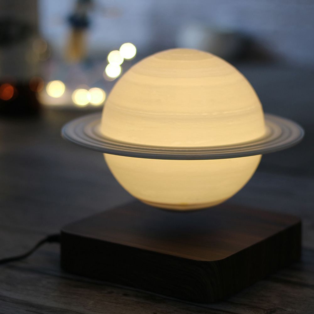 Levitating Table Lamp ABS 6 in Magnetic Desktop Light Warm White Cool White | Thomler