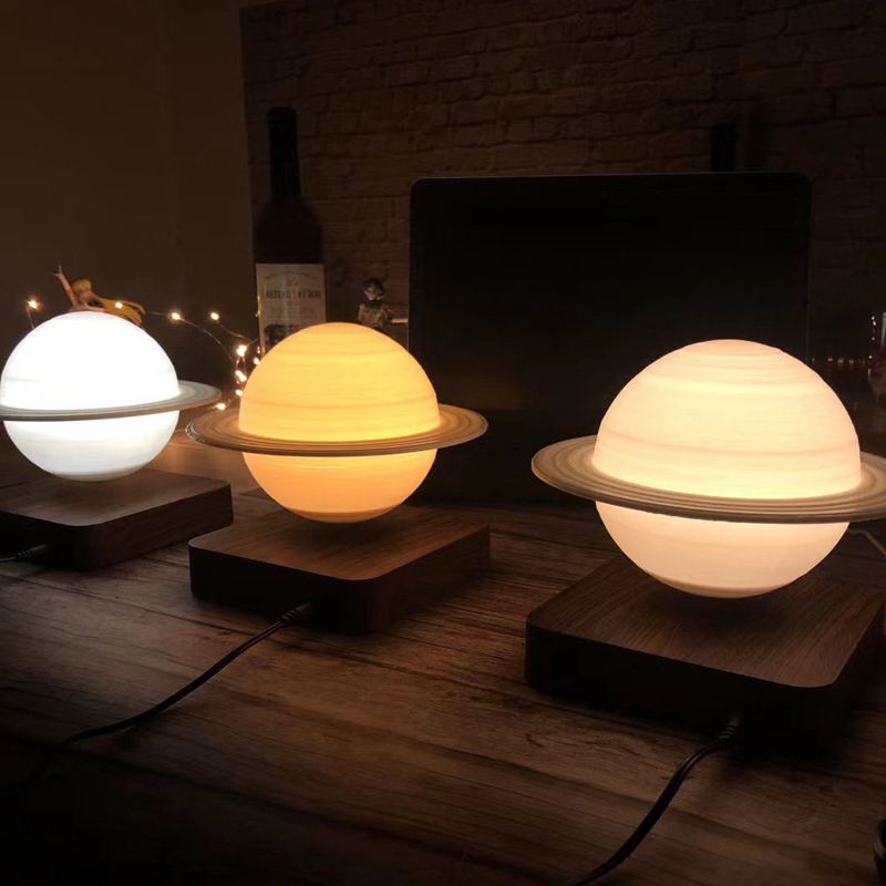 Levitating Table Lamp ABS 6 in Magnetic Desktop Light Warm White Cool White | Thomler