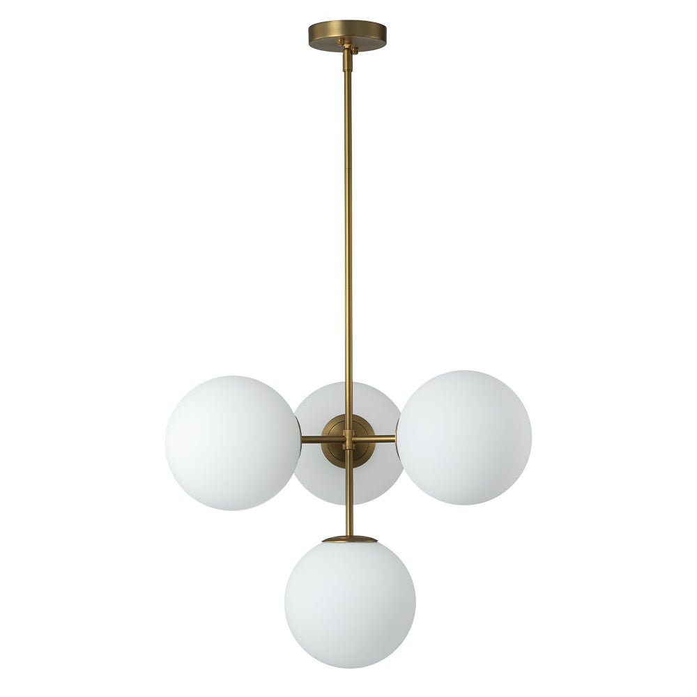 Pendant Light Frosted Glass 62.0 cm Brass Black Dining Room Kitchen Island Mid Century Bubble Ceiling Fixture | Thomler