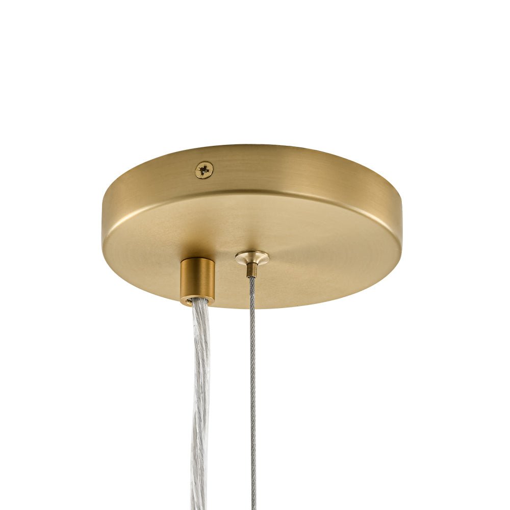 Pendant Light Glass Sphere Cluster 50.0 cm Brass Dining Room Bubble Chandelier Adjustable G9 Kitchen Island Ceiling Light | Thomler