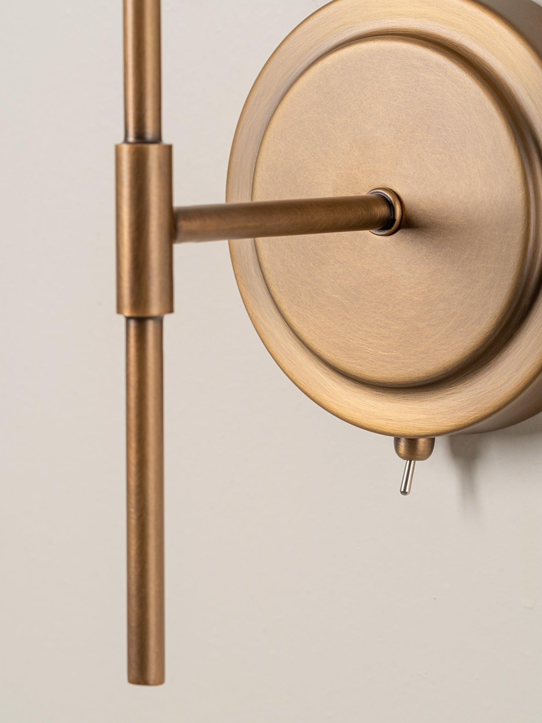 Wall Lamp Linen Pleated Shade G9 21.5 cm Brass Bedroom Bedside Reading Light Scandinavian Hallway Sconce | Thomler