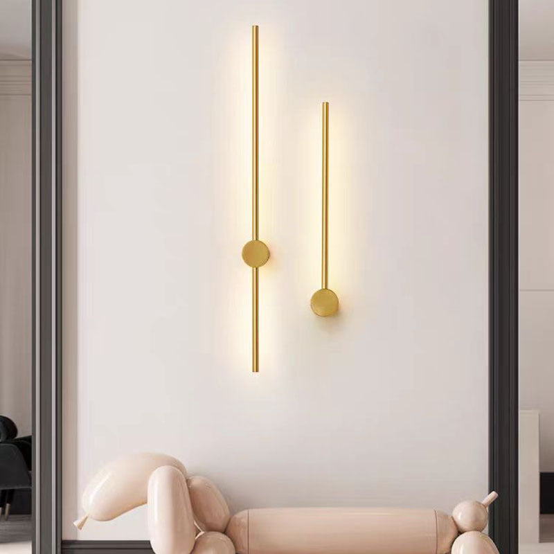 LED Wall Light Fixture Modern Minimalist Linear Sconce for Dining Room Bar Bedroom | Acrylic Iron Construction | Warm White Ambient | Thomler