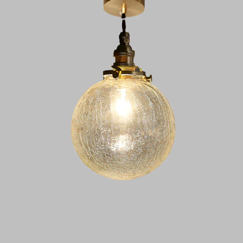 Pendant Light Crystal Glass 15.0 cm Dining Room Living Room Scandinavian Retro Hanging Ceiling Lamp E27 LED Compatible | Thomler