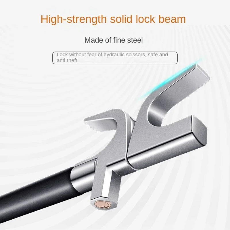 Retractable Anti-Theft Bar with Copper Core Lock & Emergency Glass Breaker for Cars, SUVs & Trucks | Thomler