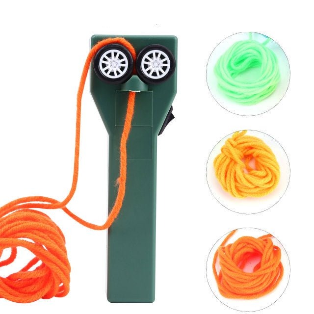 Handheld String Spinner Toy Fidget Gadget Loop Launcher Rechargeable Physics Game for Kids Adults Desktop Party | Thomler