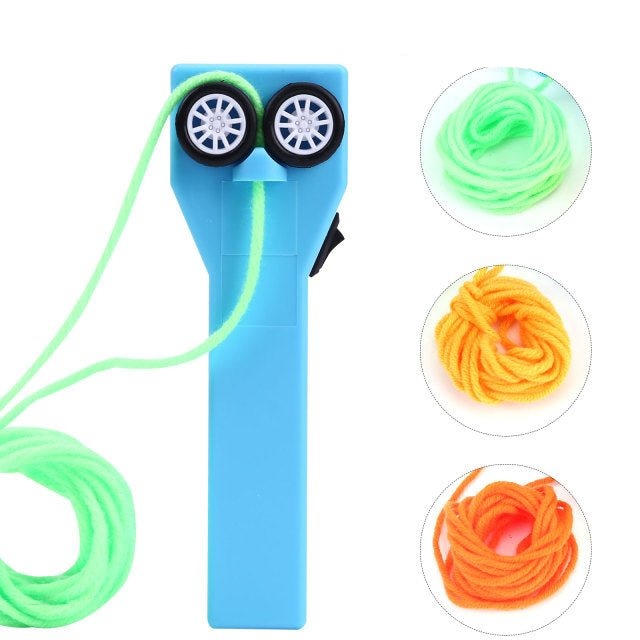 Handheld String Spinner Toy Fidget Gadget Loop Launcher Rechargeable Physics Game for Kids Adults Desktop Party | Thomler