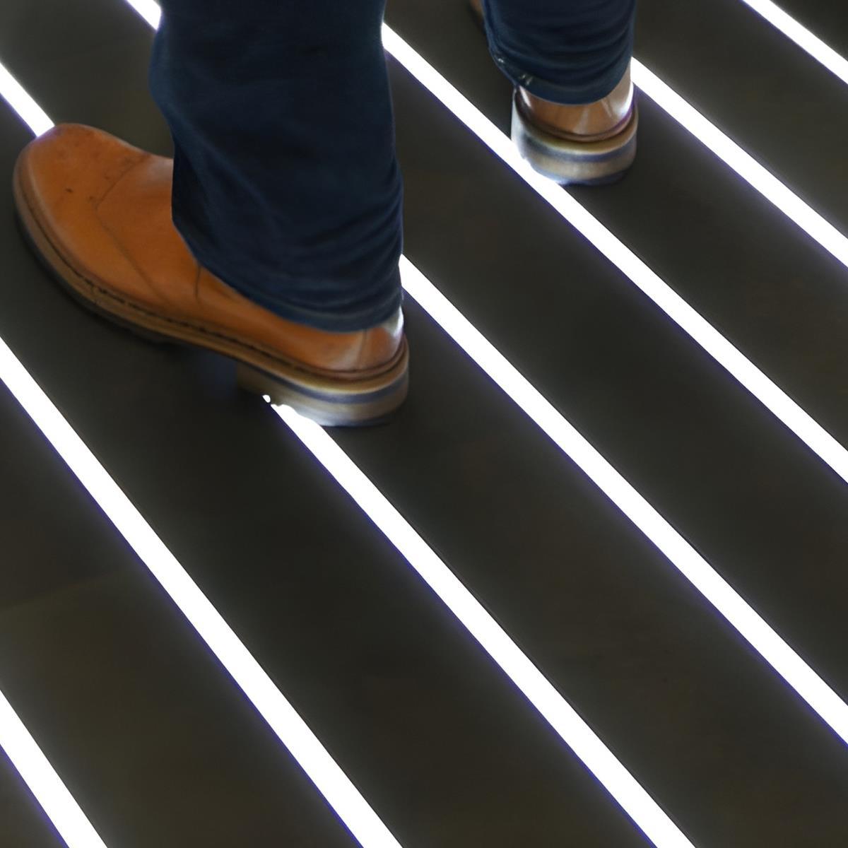 Recessed Pathway LED Light Strip – 40 in Weatherproof Steel Linear Fixture for Driveways & Patios | Thomler