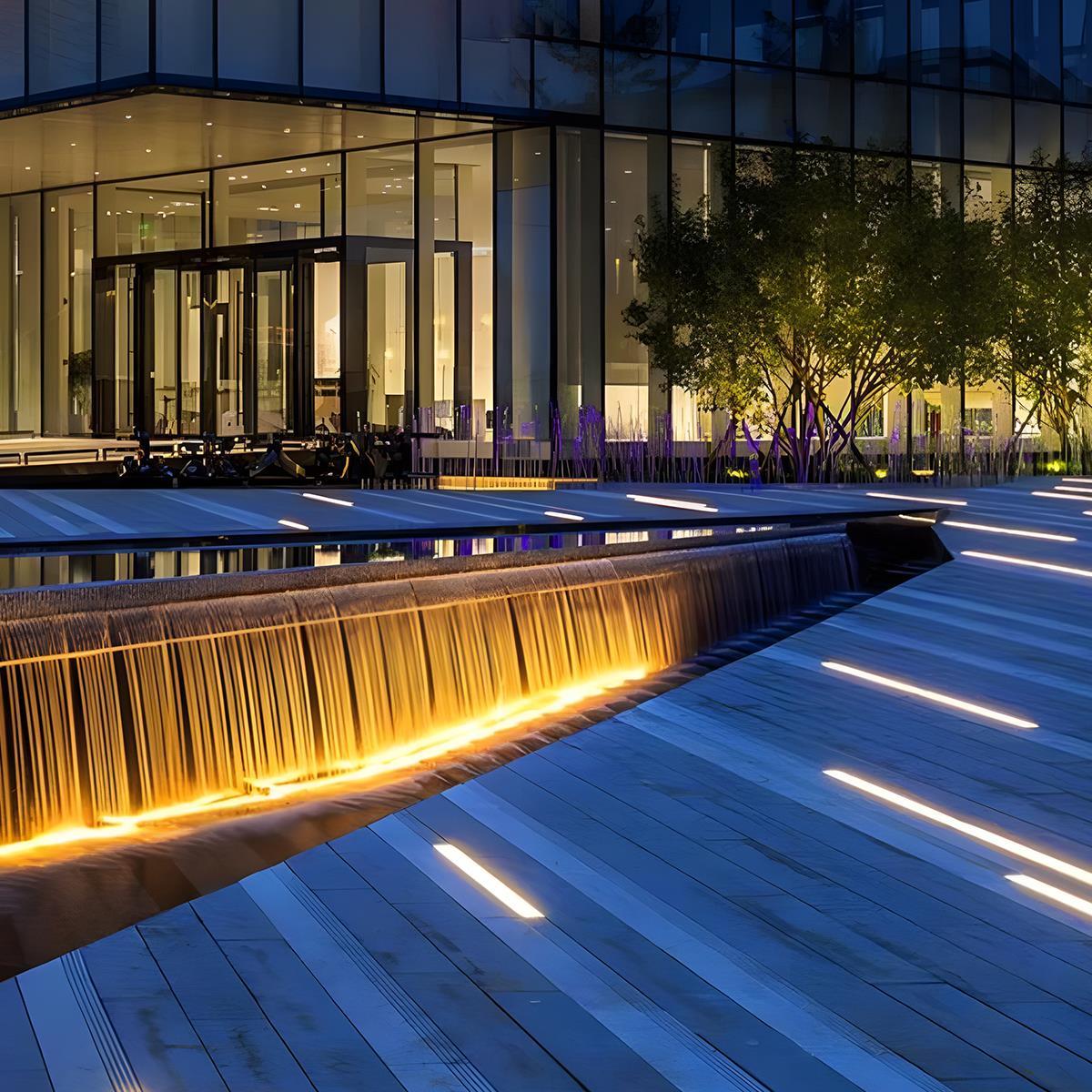 Recessed Pathway LED Light Strip – 40 in Weatherproof Steel Linear Fixture for Driveways & Patios | Thomler