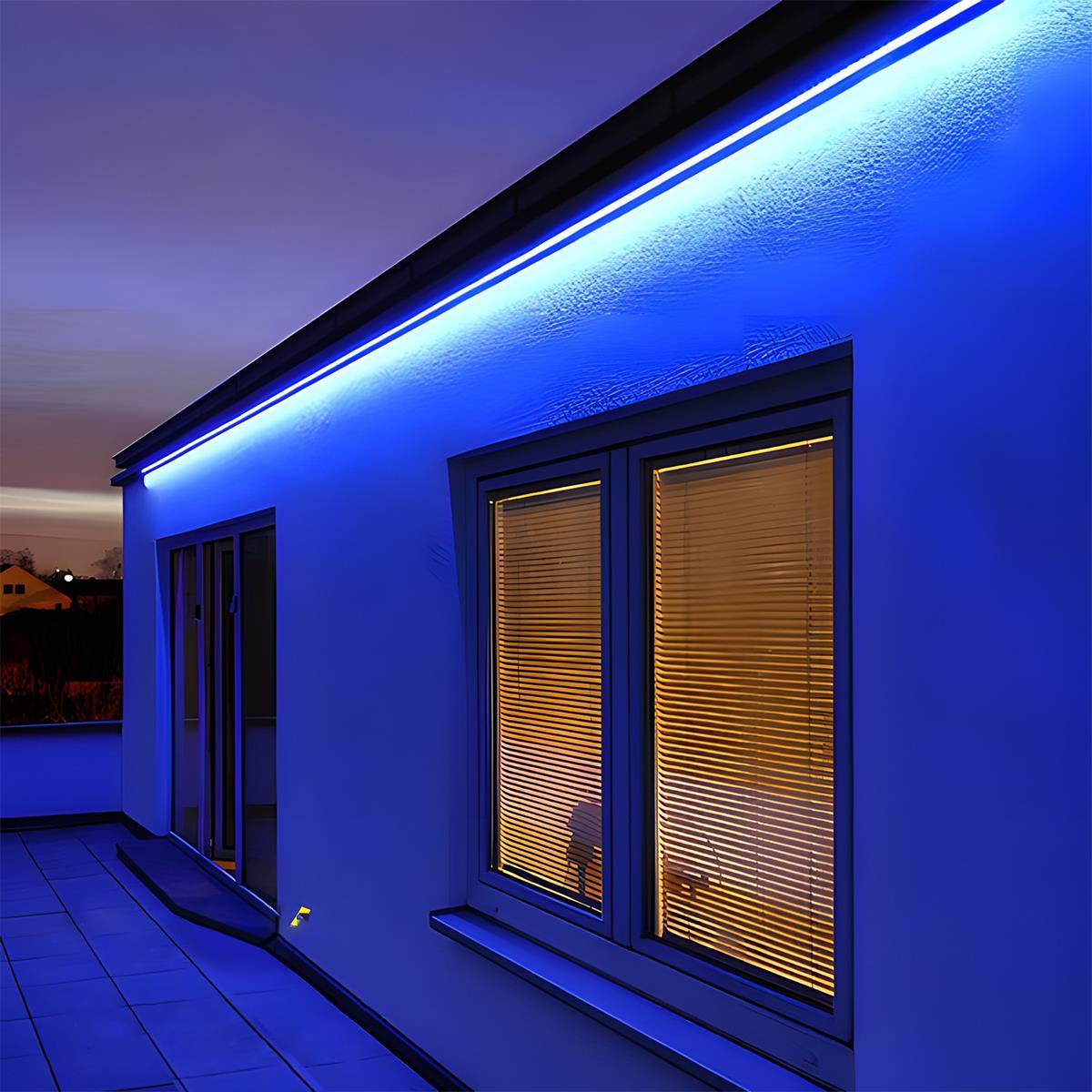 LED Wall Washer Aluminium 100.0 cm RGB Outdoor Facade Garden Lighting Dimmable Waterproof Architectural Strip Light | Thomler