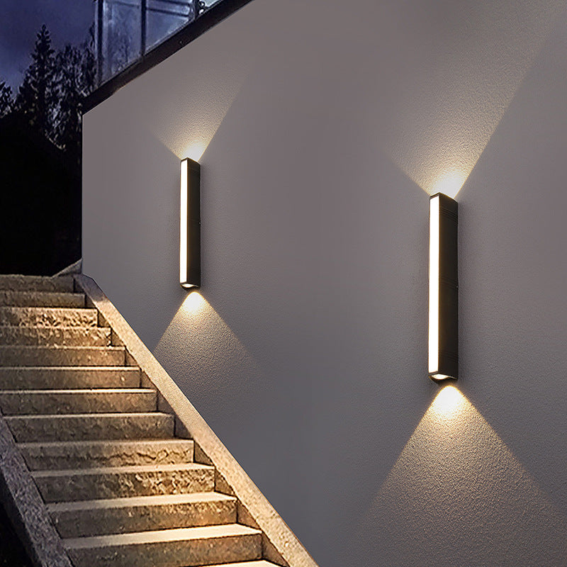 Outdoor Wall Light LED Waterproof Aluminum Modern Black for Patio Garden Entryway Exterior Lighting Fixture | Thomler