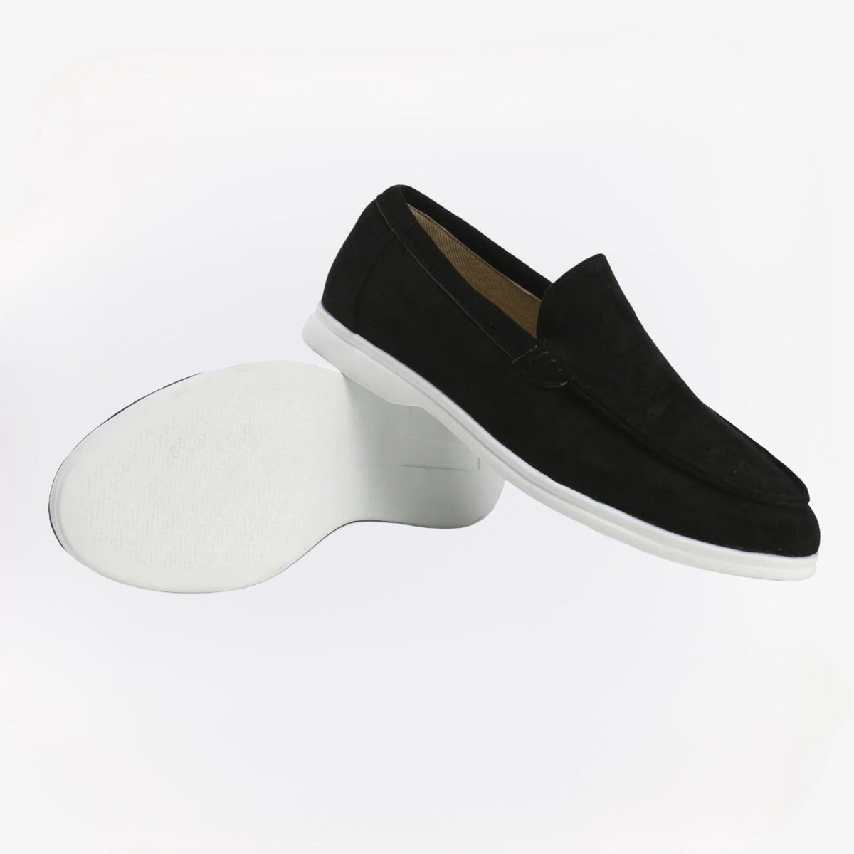 Men's Leather Slip-On Dress Loafers – Business Casual Comfort Shoes for Work, Office & Everyday Wear | Classic Flat Oxford Style | Thomler