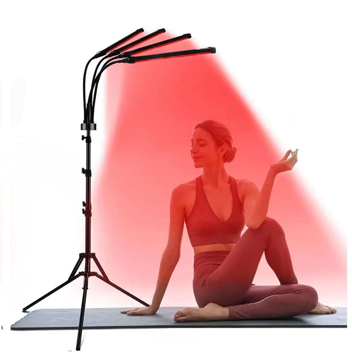 Dual-Wavelength LED Therapy Device for Skin Rejuvenation & Muscle Recovery with Adjustable Stand & Timer | Thomler
