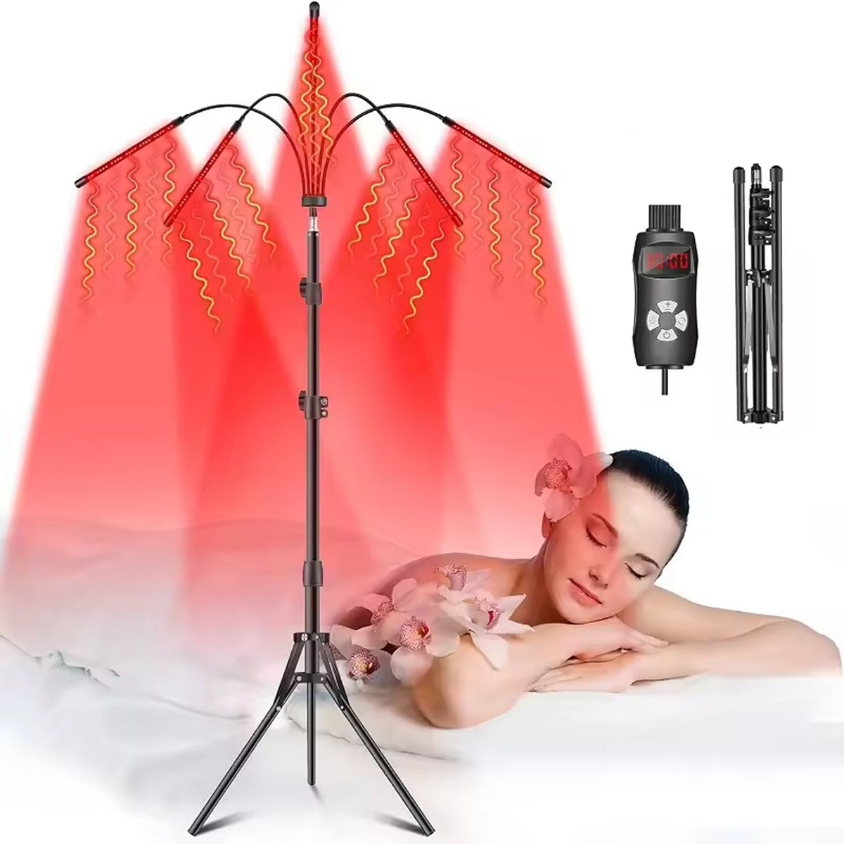 Infrared Therapy Floor Lamp with Dual Wavelength Technology for Pain Relief & Skin Rejuvenation | Thomler