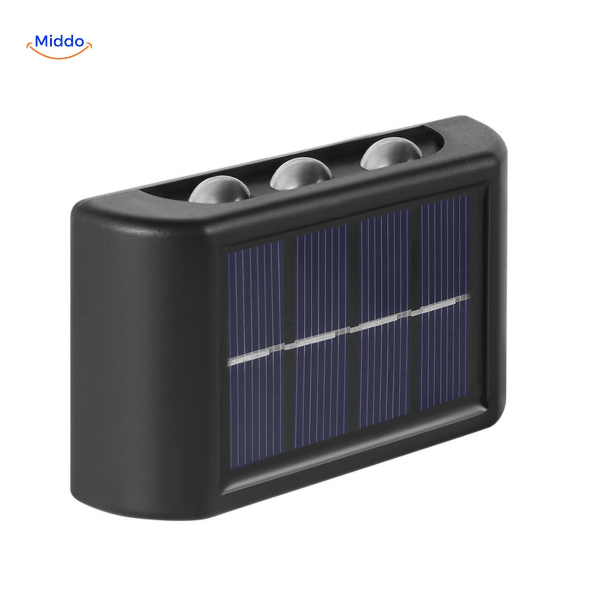 Dual-Head Solar LED Outdoor Wall Light – Weatherproof Sensor Fixture for Porch, Patio & Driveway | Thomler
