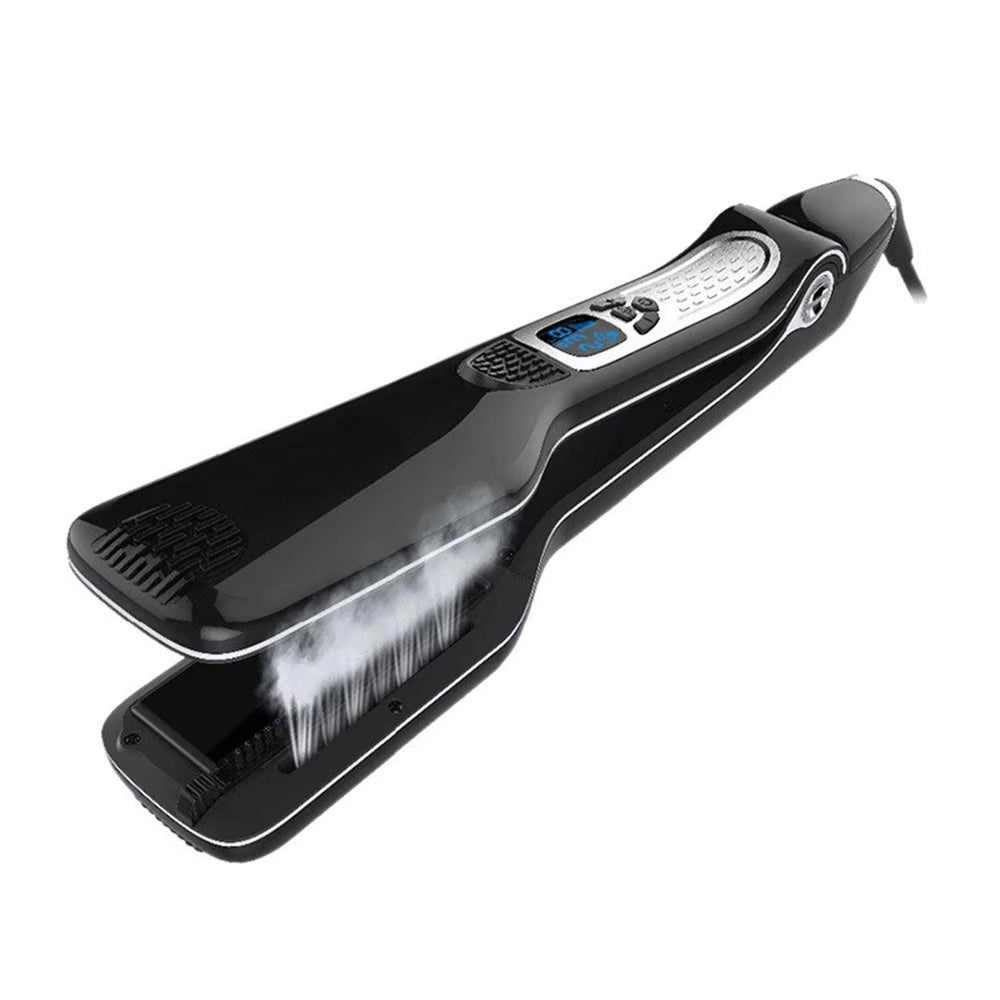 Ceramic Steam Hair Iron with Digital Display & Moisture Control for Silky Results | Thomler