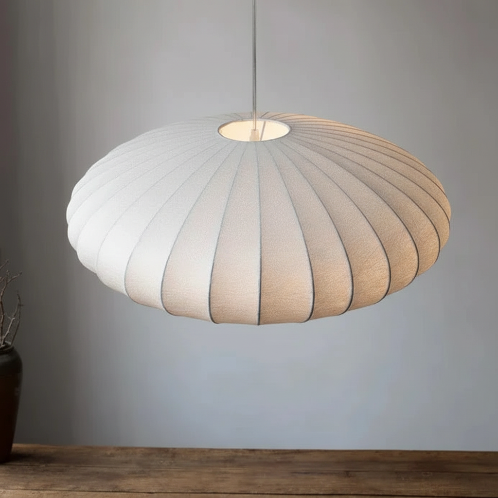 Pendant Light Silk Crystal 30.5 cm Dining Room Living Room Hallway Hanging Ceiling Lamp Glamour Mood Lighting | Thomler