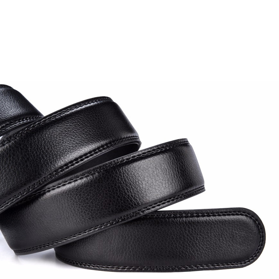 Genuine Cowhide Leather Belt for Men with Waterproof Finish & Scratch-Resistant Coating – Timeless Dress Accessory for Jeans or Slacks | Thomler