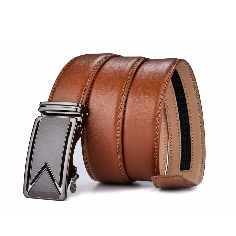 Full-Grain Cowhide Dress Belt for Men – Waterproof & Scratch-Resistant Genuine Leather Belt with Classic Buckle for Suits, Jeans & | Thomler