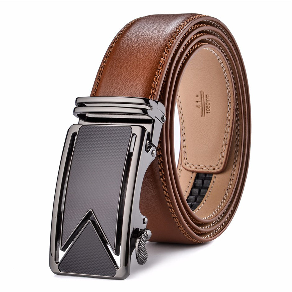 Full-Grain Cowhide Dress Belt for Men – Waterproof & Scratch-Resistant Genuine Leather Belt with Classic Buckle for Suits, Jeans & | Thomler