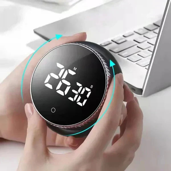 Desktop Focus Timer | Magnetic Timer for Work Sessions | Physical Task Timer for Home Office and Study | Portable Time Management Tool for | Thomler