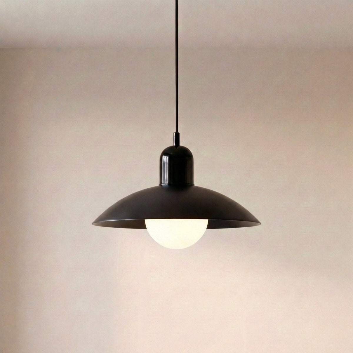 Round Iron Pendant Light with Adjustable 59 in Cable for Kitchen Island, Dining Table & Living Room | Scandinavian Modern Design in 20 | Thomler
