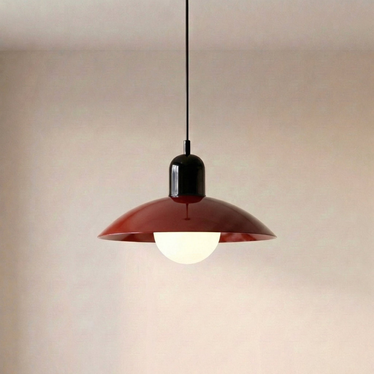 Round Iron Pendant Light with Adjustable 59 in Cable for Kitchen Island, Dining Table & Living Room | Scandinavian Modern Design in 20 | Thomler