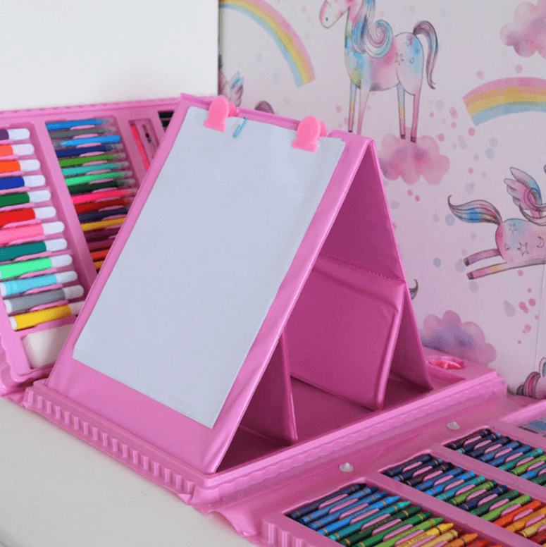 208-Piece Kids Art Supply Set with Crayons Markers Colored Pencils for Drawing Coloring Creative Play Boys Girls | Thomler