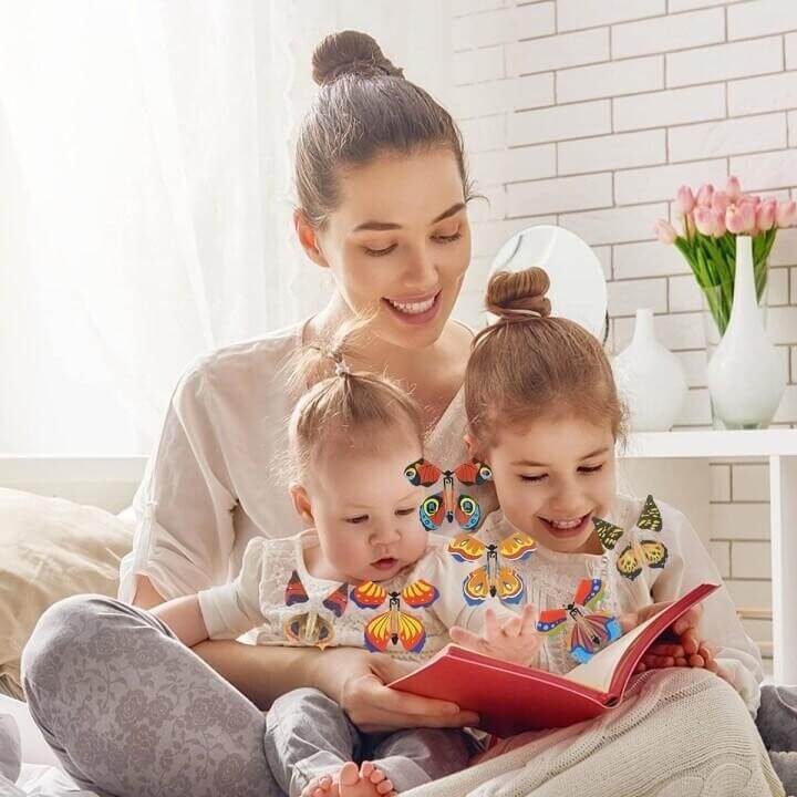Wind-Up Flying Butterfly Surprise for Greeting Cards & Books | Novelty Gift Toy for Weddings Parties Birthdays | Thomler