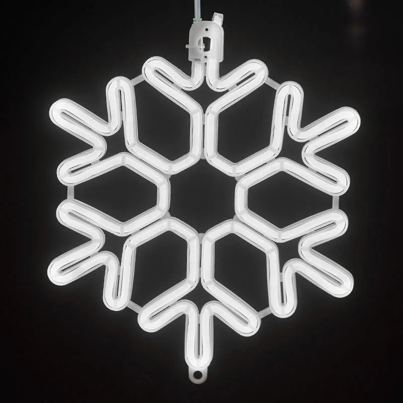 Outdoor LED Snowflake String Lights – Weatherproof Holiday Illumination for Patios, Yards & Porches | Thomler
