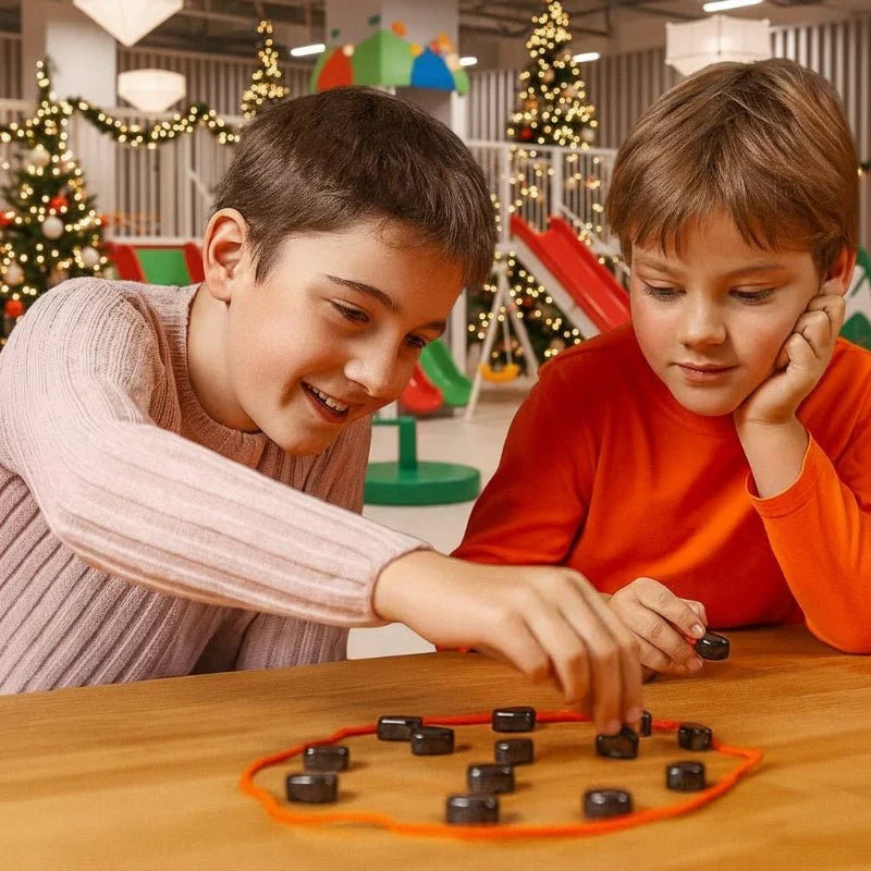 Portable Magnetic Chess Set – Travel-Size Strategy Game with Strong Magnets – Foldable Board for Kids & Adults – Indoor & Outdoor Play | Thomler
