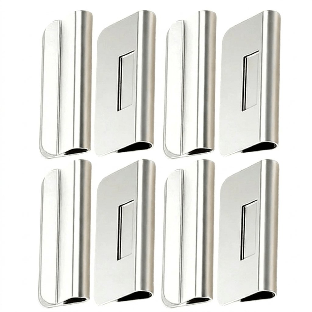 Magnetic Curtain Clips for Blackout Privacy – Eliminates Light Gaps – No Drilling Damage-Free Install – Bedroom Living Room Nursery | Thomler