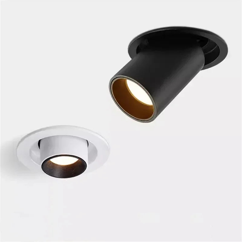 Recessed Spotlight Cast Aluminium 13.0 cm White Ceiling Lighting Dimmable LED Downlight Flush Mount Room Illumination | Thomler