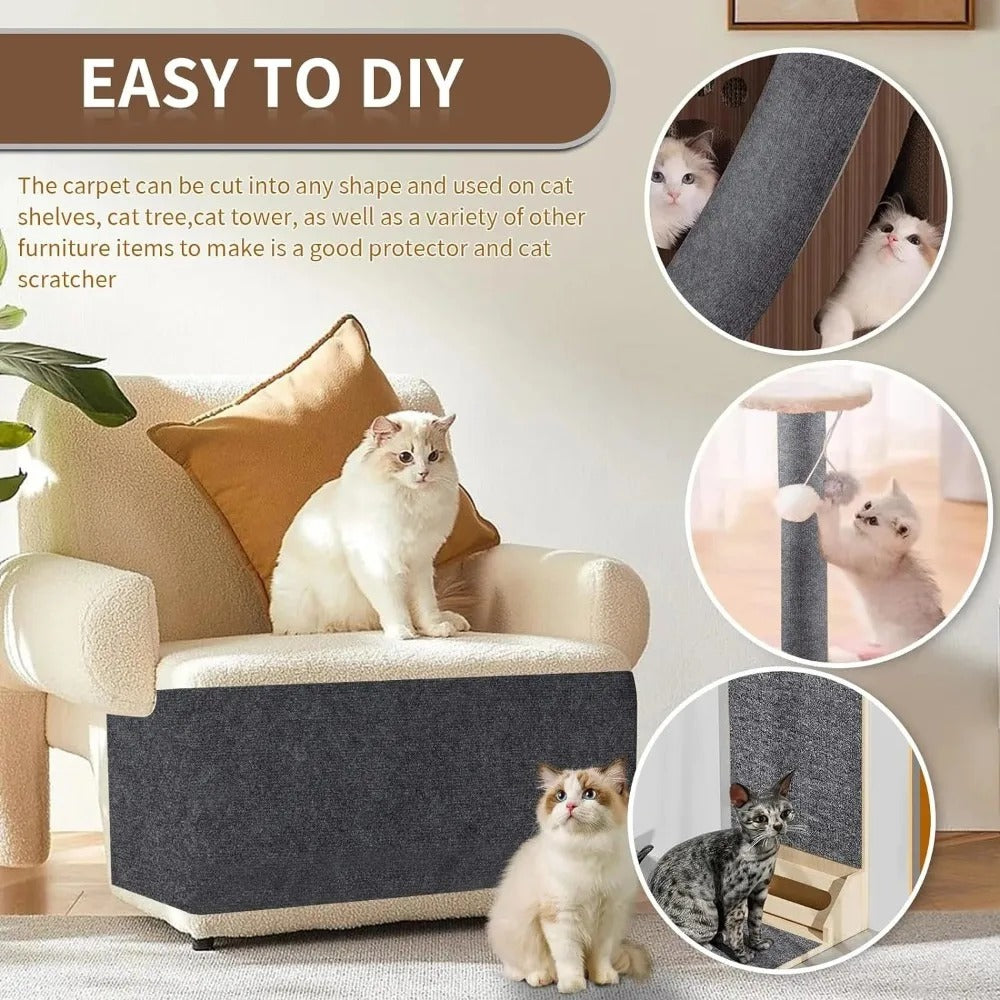 Furniture Scratch Guard Sheets for Cats – Trim-to-Fit Couch & Chair Protectors in 6 Colors | Thomler