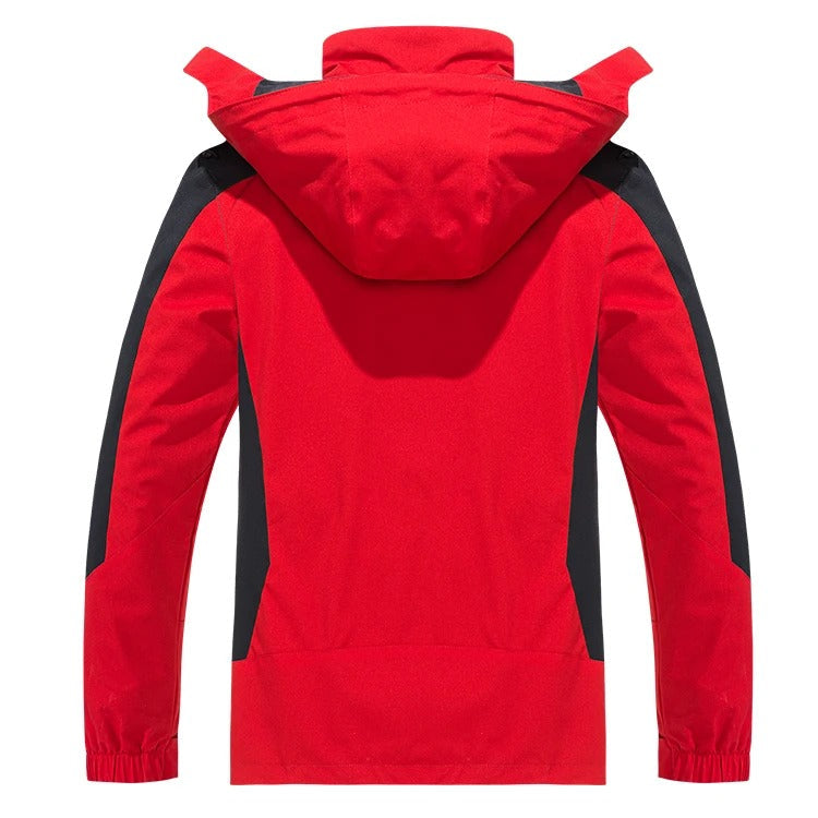 Men's Waterproof Windproof Hiking Jacket with Hood for Outdoor Adventures, Camping, Trekking & Running | Thomler