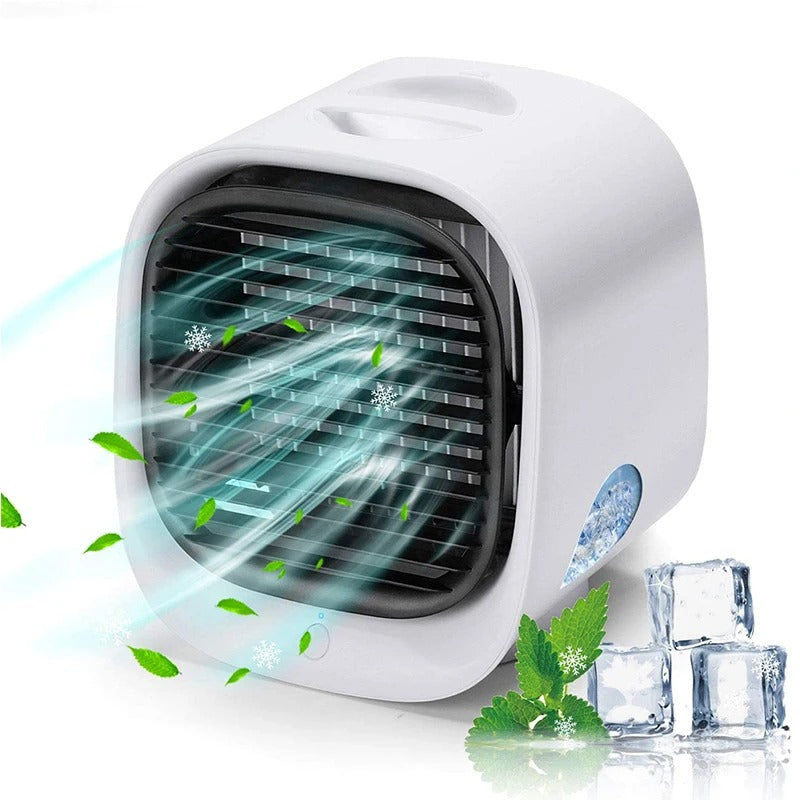 Desktop Personal Air Cooler with Humidifier Function Quiet Evaporative Cooling Fan for Bedroom Office Small Spaces Portable USB Powered | Thomler