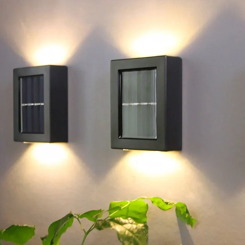 Cordless Solar-Powered LED Garden Light with Dusk Sensor – Weatherproof Outdoor Wall Fixture for Patio, Fence, Pathway & Yard | Thomler