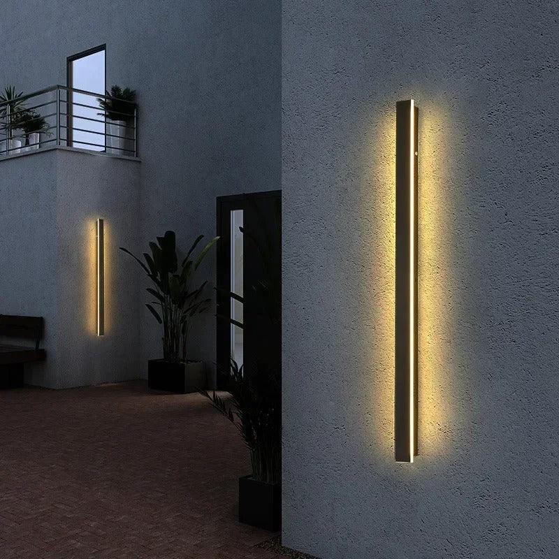 Wall Lamp Metal Acrylic 240.0 cm Outdoor Indoor Waterproof LED Lighting Modern Facade Terrace Hallway Feature Light | Thomler