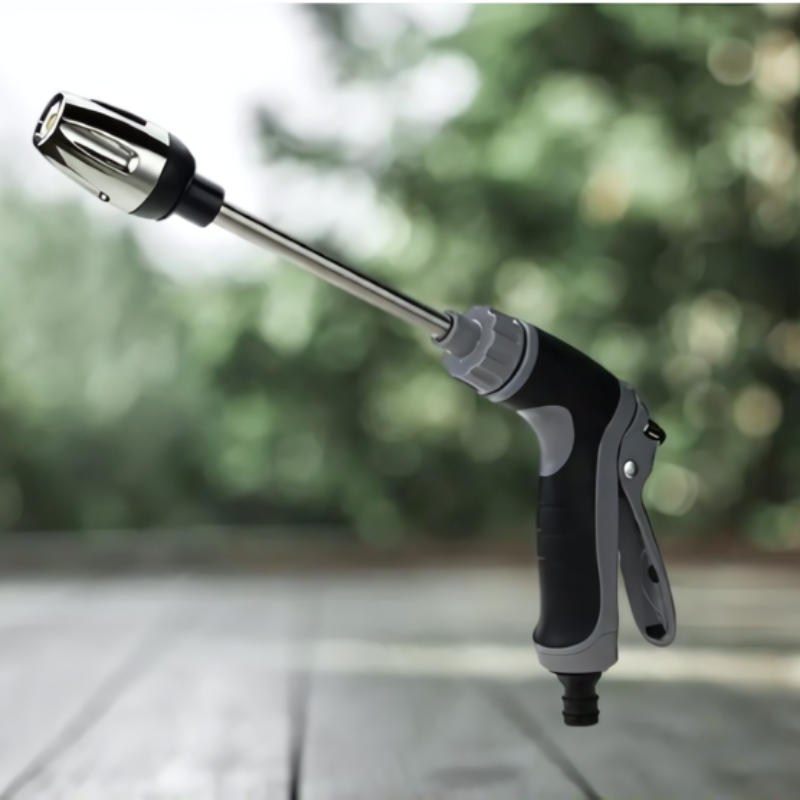 High-Pressure Car Wash Nozzle with Adjustable Spray Control & Thumb Switch for Garden Hose – Professional Auto Detailing at Home | Thomler