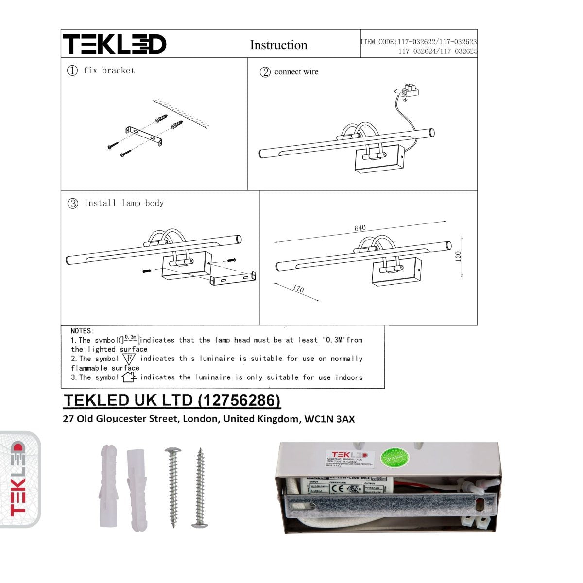 Wall Lamp Aluminium 64.0 cm Gold Mirror And Picture Lighting LED Artwork Display Light | Thomler