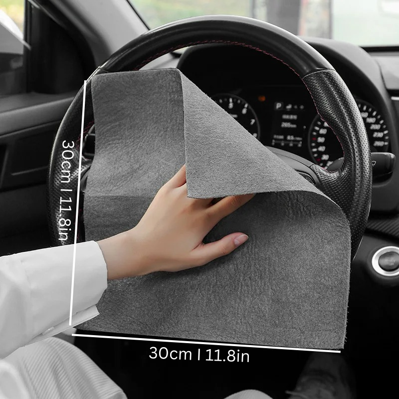 Microfiber Cleaning Cloths Reusable Lint-Free Streak-Free for Glass Windows Kitchen Surfaces Home Car Detailing | Thomler