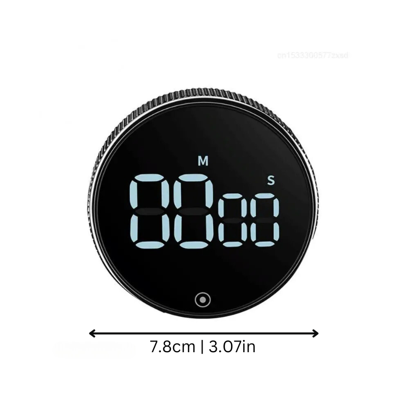 Digital Kitchen Timer with LED Display, Magnetic Back & 3-Level Alarm for Cooking, Study & Classroom | Thomler